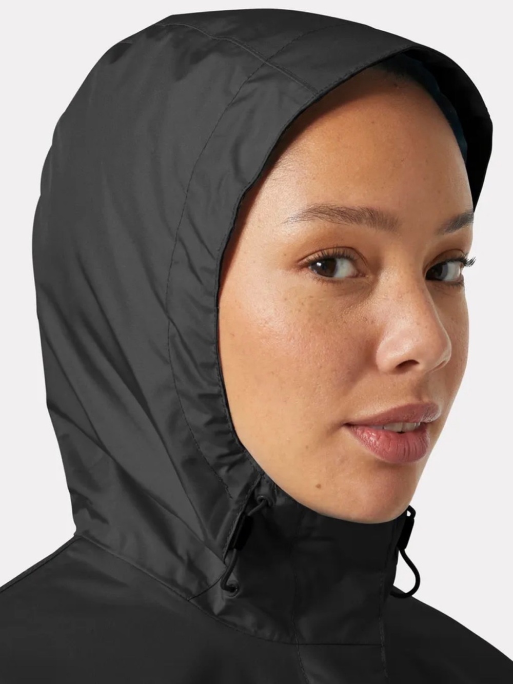 Helly Hansen Women’s Seven J Rain Jacket Black Waterproof Windproof Size L - Picture 3 of 16